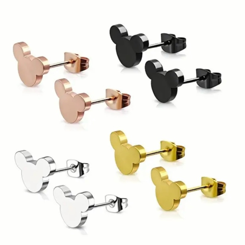Mickey Mouse Set of 4 pairs of Earring - Picture 2 of 8